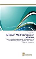 Medium Modifications of Mesons