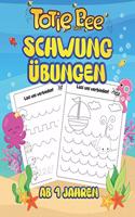 Schwungübungen Ab 4 Jahren: Das erste schwünge für vorschulkinder und kindergarten und Vorschulblock für Mädchen und Jungen Und Als Geschenk Für Kinder