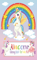 Unicorn Coloring Book For Kids Ages 4-8