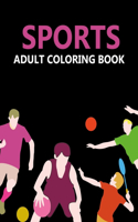 Sports Adult Coloring Book