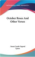 October Roses And Other Verses