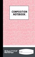 Composition Notebook: Get Organized with this back to school student notebook or journal makes a great gift for kids, girls, boys and teachers for the classroom experienc