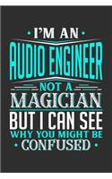 I'm An Audio Engineer Not A Magician But I can See Why You Might Be Confused: Small Business Planner 6 x 9 100 page to organize your time, sales, profit, ideas and notes.
