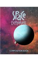 Space Explorer Composition Book