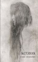 Sketchbook - 8.5x11 Inches: Profile of a Woman with Long Hair - Gustav Klimt