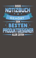 Dieses Notizbuch Gehört Dem Besten Produktdesigner Aller Zeiten