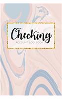 Checking Account Log Book