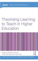 Theorising Learning to Teach in Higher Education
