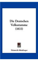 Die Deutschen Volksstamme (1833)