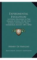 Experimental Evolution