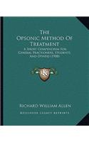 Opsonic Method of Treatment
