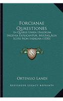 Forcianae Quaestiones