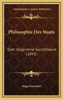 Philosophie Des Staats