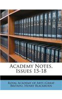 Academy Notes, Issues 15-18