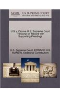 U S V. Zazove U.S. Supreme Court Transcript of Record with Supporting Pleadings