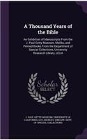 Thousand Years of the Bible