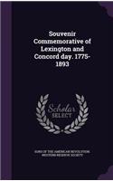 Souvenir Commemorative of Lexington and Concord day. 1775-1893