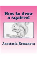 How to draw a squirrel: For children