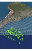 South America: 150 page lined notebook