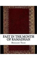 Fast in the Month of Ramadhan