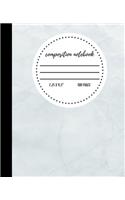 Composition Notebook