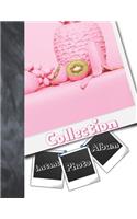 Instant Photo Collection Album: Pink Fruit Instant Photo Gifts For Teen Girls - Photo Album Scrapbook For Kids To Draw Art, Sketch In, Add Stickers And Tape Their Instant Photos