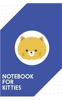 Notebook for Kitties: Dotted Journal with Cute tiger cat with yellow fur Design - Cool Gift for a friend or family who loves feline presents! - 6x9" - 180 White dotted pa