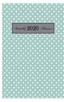 2020 Monthly Planner: Pretty Paper 6 x 9 inch 120 Pages Year Months Weeks Calendar, Schedule, and Organizer plus Graph Paper (January 2020 - December 2020)