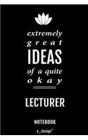 Notebook for Lecturers / Lecturer