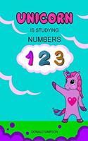 Unicorn Is Studying Numbers: Teaching, Education Book, Children's School (Smart Unicorn Book #2)(2 Smart Unicorn)