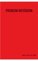 Premium Notebook - Unruled / Blank / Plain / Unlined
