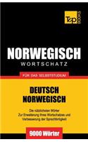 Wortschatz Deutsch-Norwegisch für das Selbststudium. 9000 Wörter