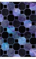 Journal Notebook Dotty Hexagon Pattern 3