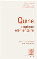 Willard Von Orman Quine: Logique Elementaire