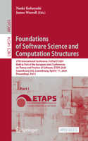 Foundations of Software Science and Computation Structures