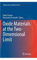 Oxide Materials at the Two-Dimensional Limit