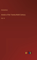 Annals of the Twenty-Ninth Century: Vol. III