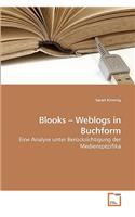 Blooks - Weblogs in Buchform