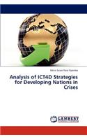 Analysis of Ict4d Strategies for Developing Nations in Crises