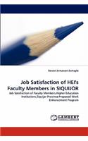 Job Satisfaction of Hei's Faculty Members in Siquijor
