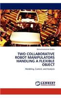 Two Collaborative Robot Manipulators Handling a Flexible Object