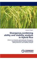 Divergence, Combining Ability and Stability Analysis in Hybrid Rice