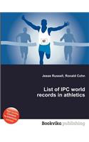 List of Ipc World Records in Athletics: (English)