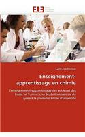 Enseignement-apprentissage en chimie