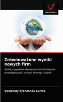 Zrównowazone wyniki nowych firm
