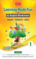 MTG 65 English Grammar Worksheets Class 1 - (Learning Made Fun) Workbooks to Improve Your Writing Skills, Grammar Concept & Enrich Your Vocabulary (Based on CBSE/NCERT)