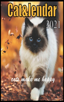 Cat&lendar 2021 cats make me happy