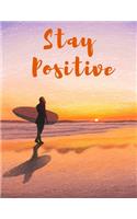 Morning Positive Thoughts: Beautiful 12-Month Positive Thoughts Notebook with Mood Tracker, Self Care Checklist, Inspirational Quotes, Self Reflection Cards, Me Time Pages, Me