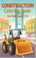 Construction Coloring Book for Kids Ages 7-10