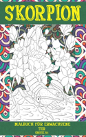Malbuch für Erwachsene - Grosse A4 - Tier - Skorpion